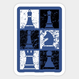 Chess figures Sticker